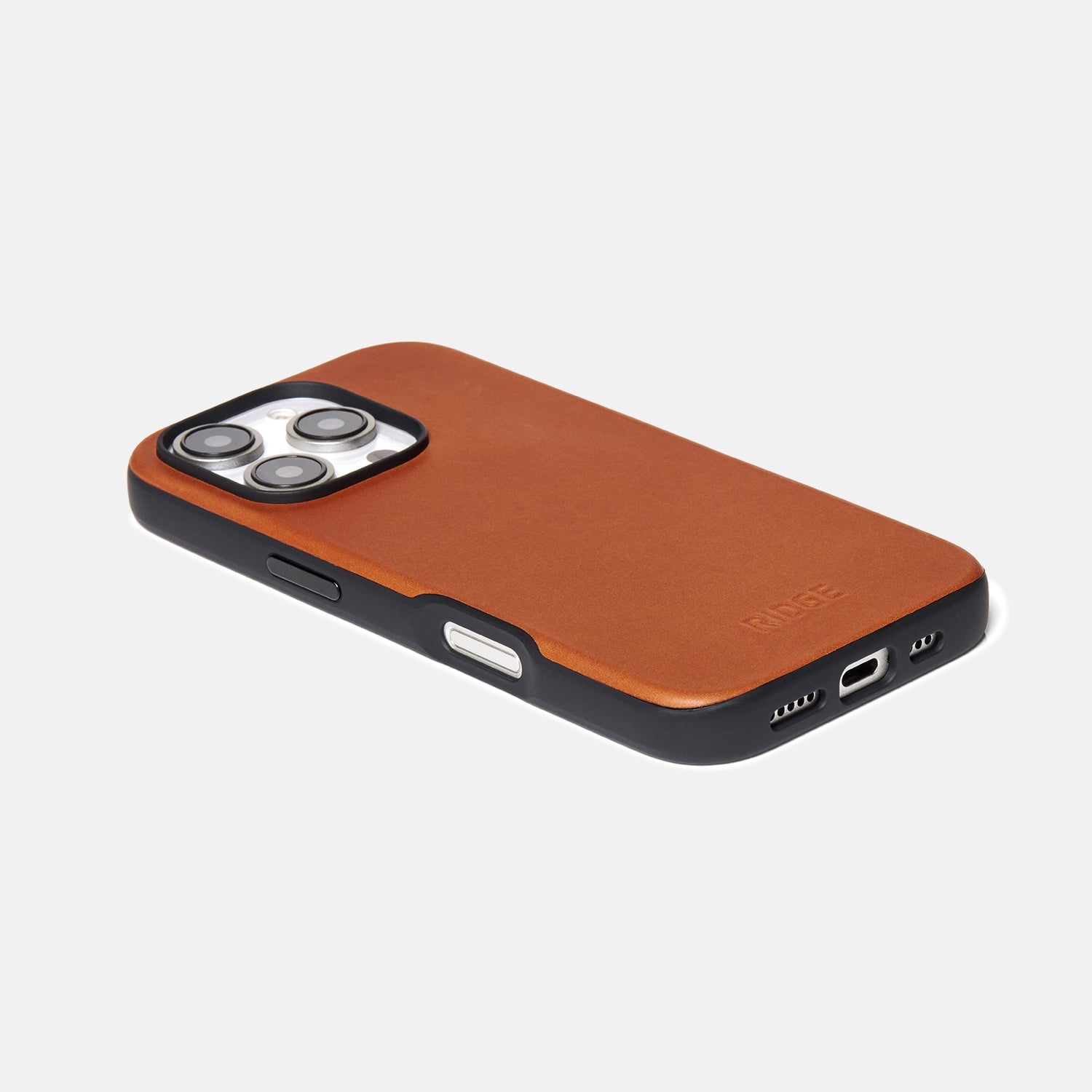 Everyday Phone Case - iPhone 16 Pro - Tobacco Brown Leather