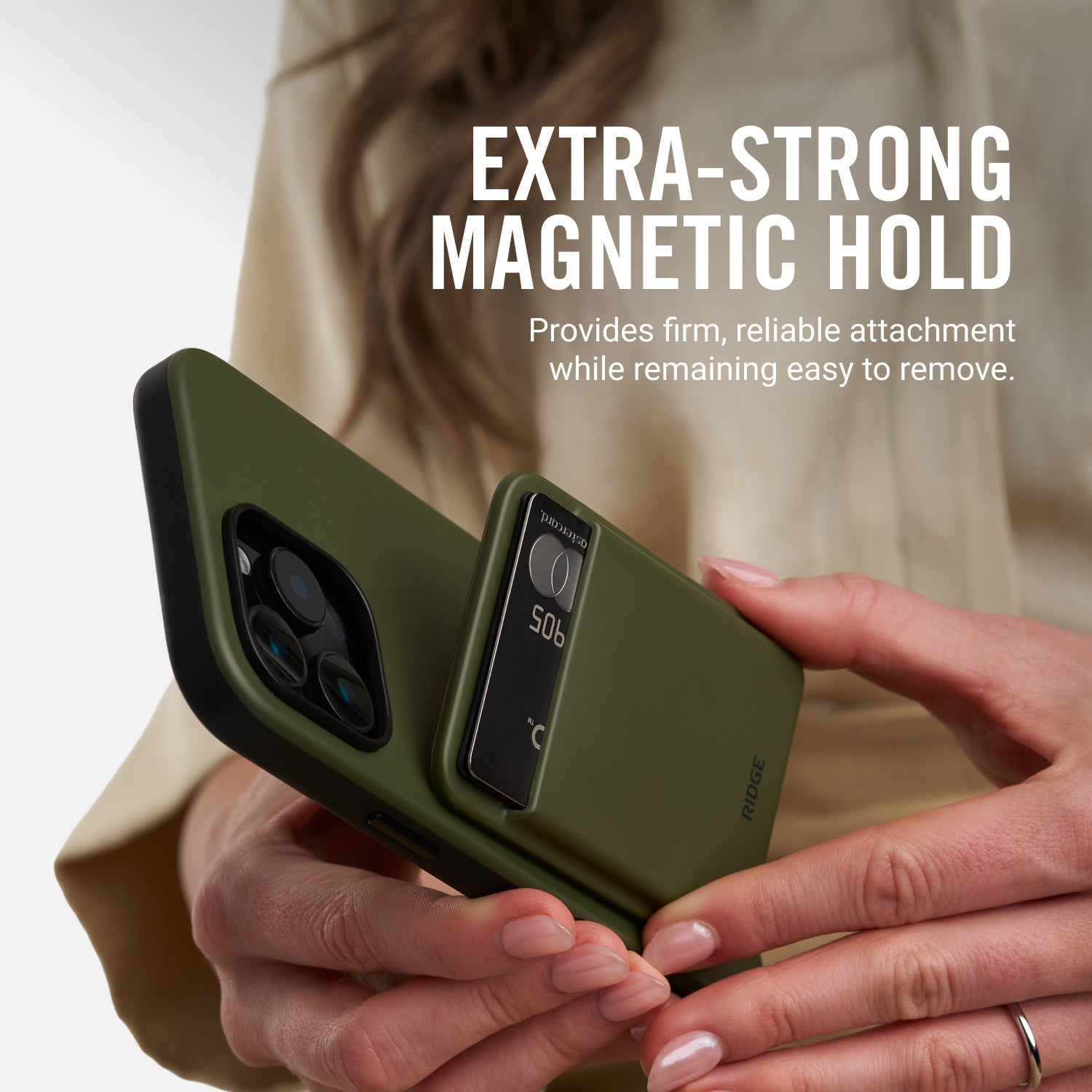MagSafe Cardholder - Matte Olive