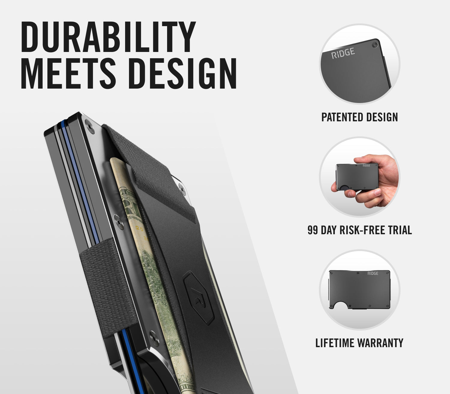 Ridge Wallet - Speedway Blue