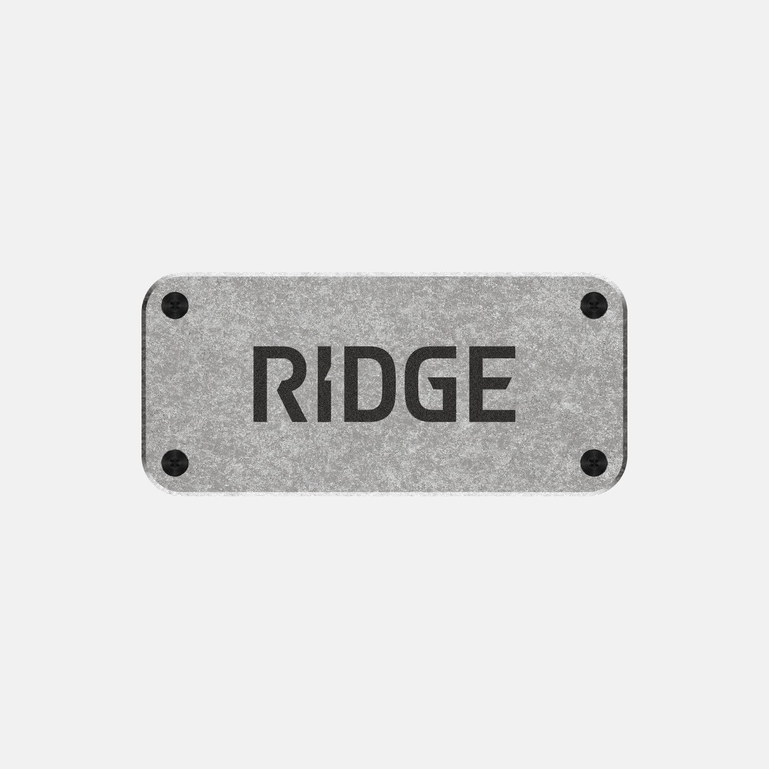 Personalized Logo Plate - Stonewashed Titanium