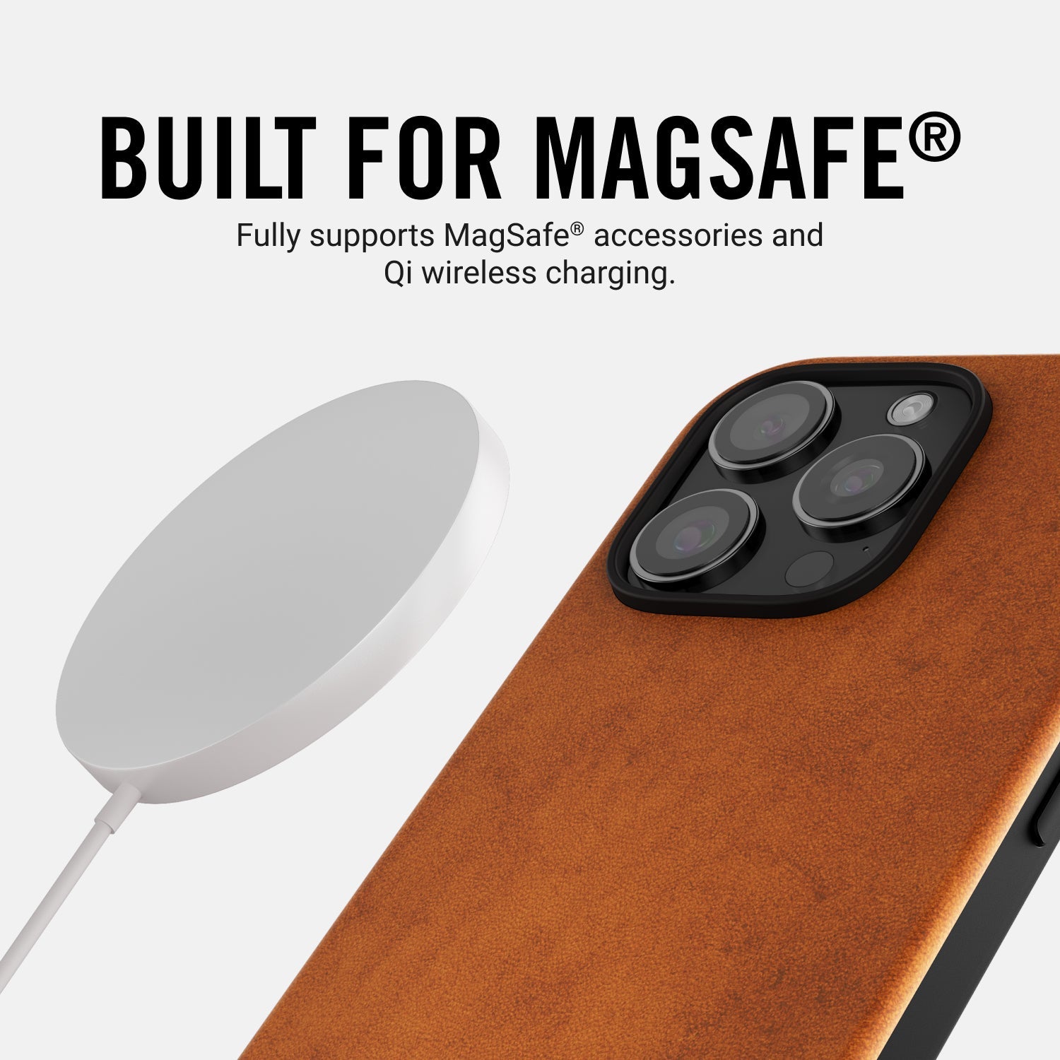 Everyday Phone Case - iPhone 16 Pro Max - Tobacco Brown Leather