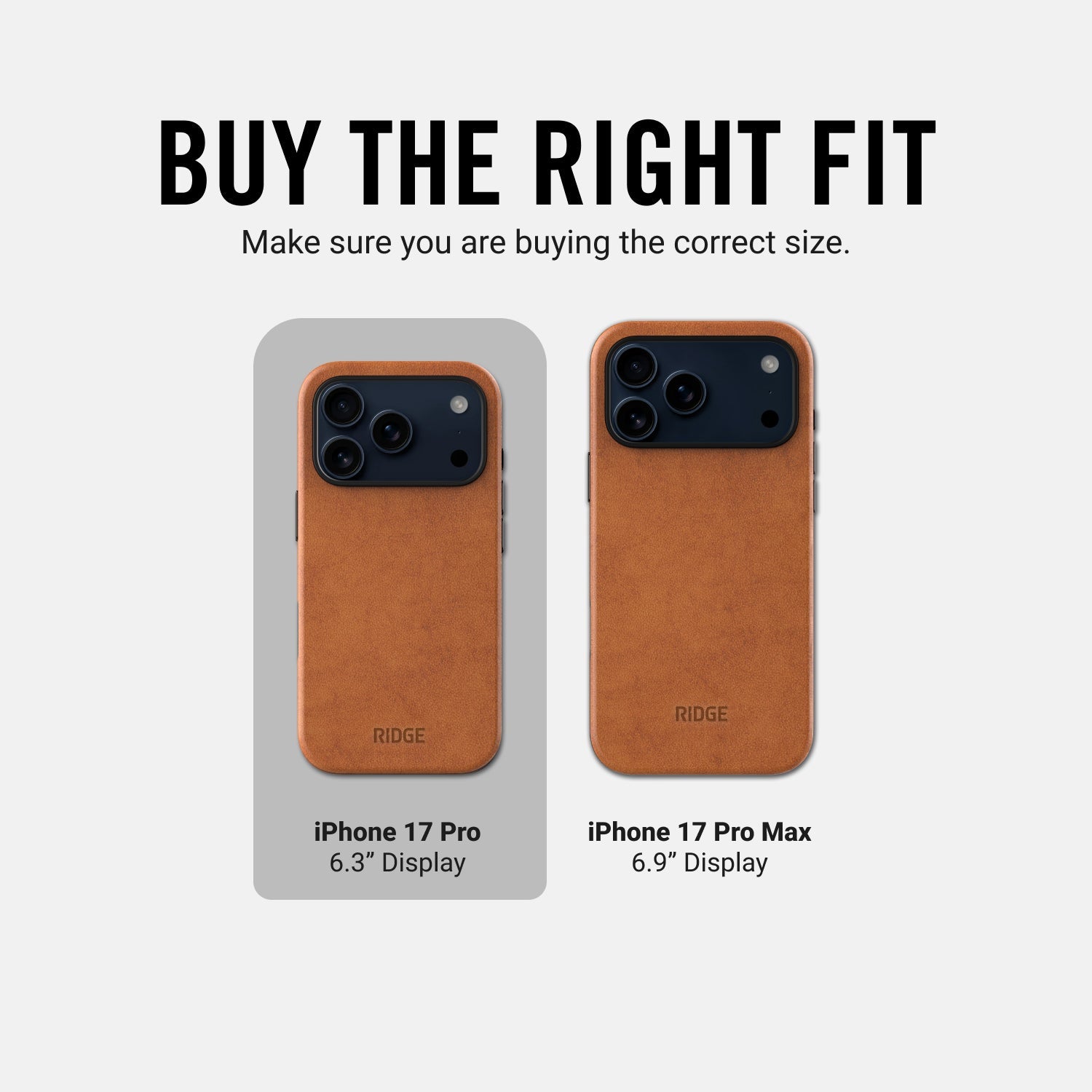 Everyday Phone Case - iPhone 17 Pro - Tobacco Brown