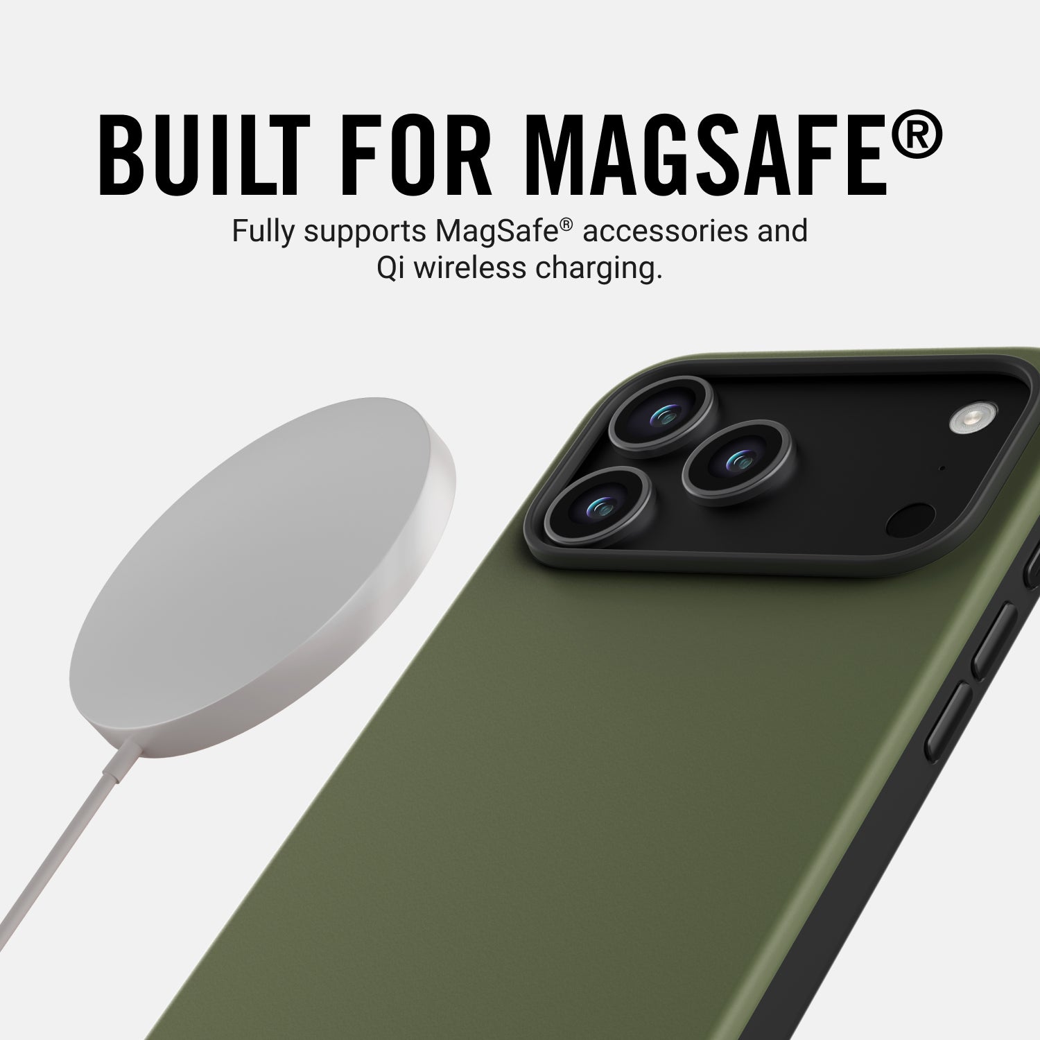 Everyday Charging Kit - iPhone 17 Pro Max - Matte Olive